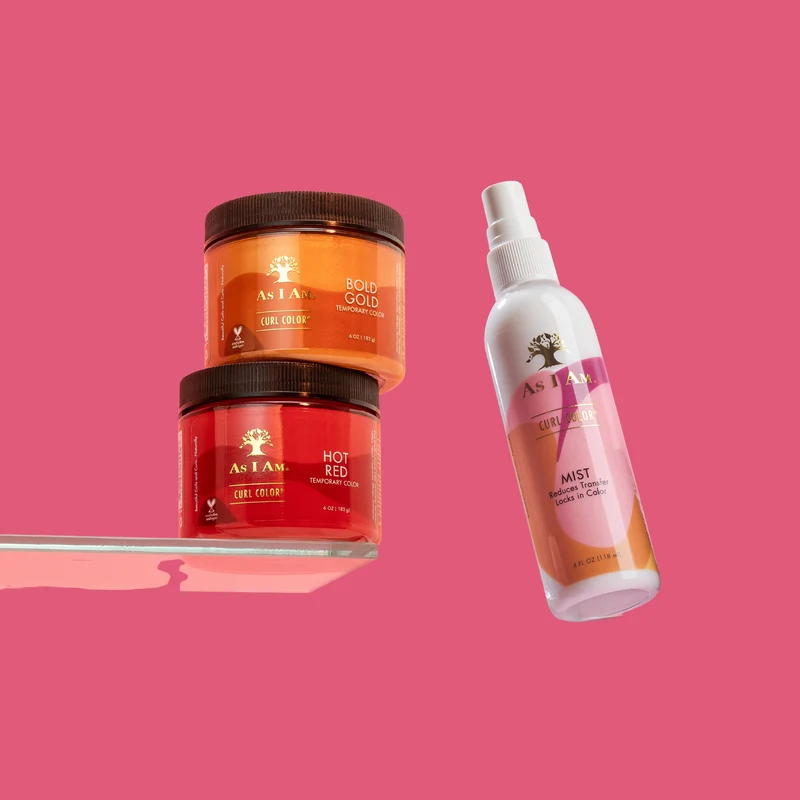 Curl Color Gold, Rot und Nebel