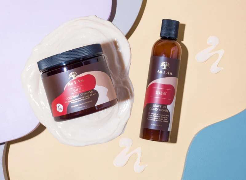 Kokosnuss-Cowash und Leave-in-Conditioner