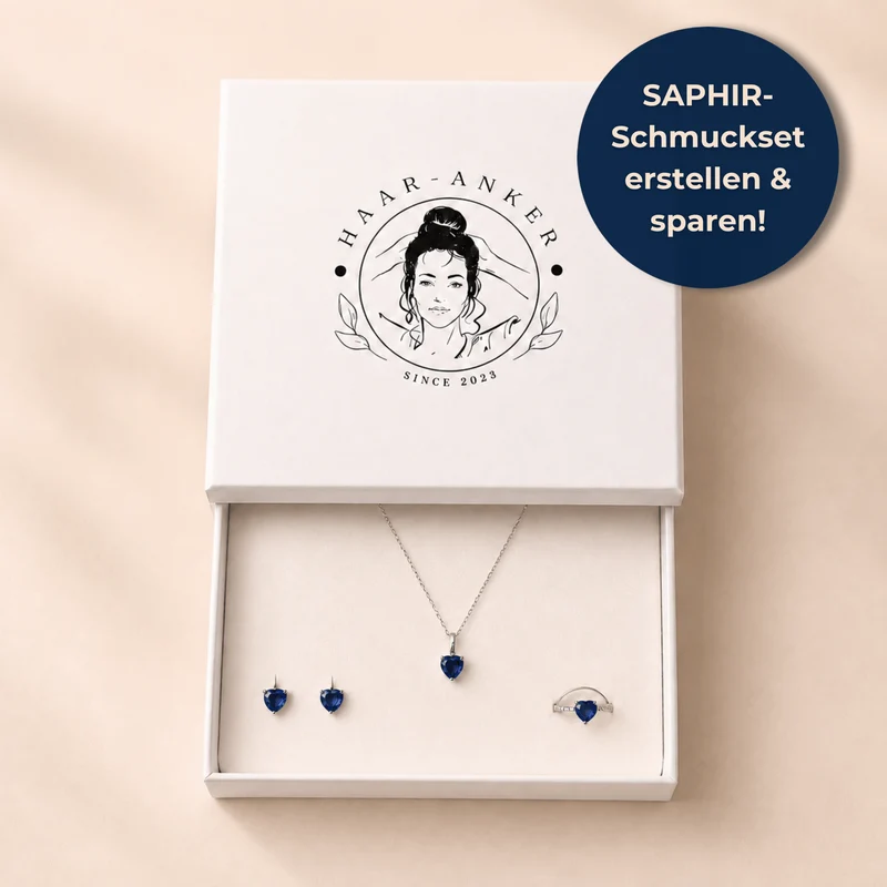 Bundle 'Saphir' Herzkollektion | Schmuckset