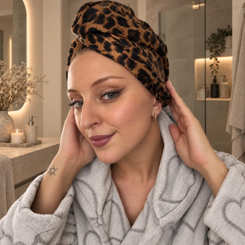 Hairtowel in verschied. Farben | 2-in-1 Hairtowel