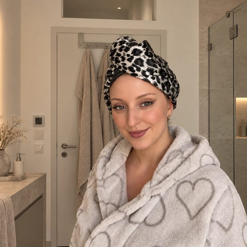 Hairtowel in verschied. Farben | 2-in-1 Hairtowel