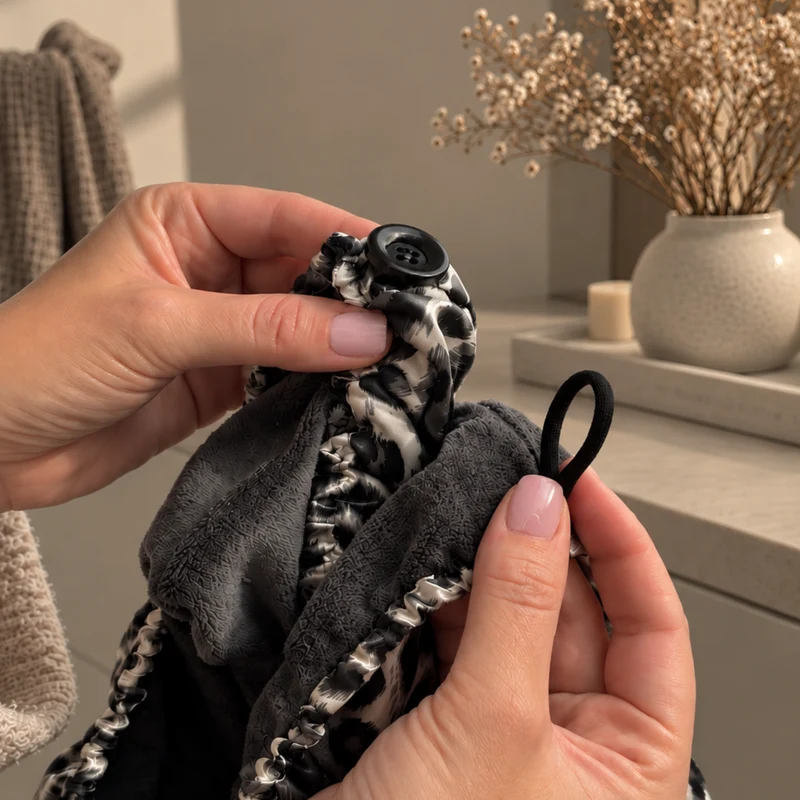 Hairtowel in verschied. Farben | 2-in-1 Hairtowel