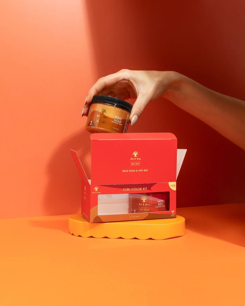 Lockenfarben-Kit Bold Gold & Hot Red