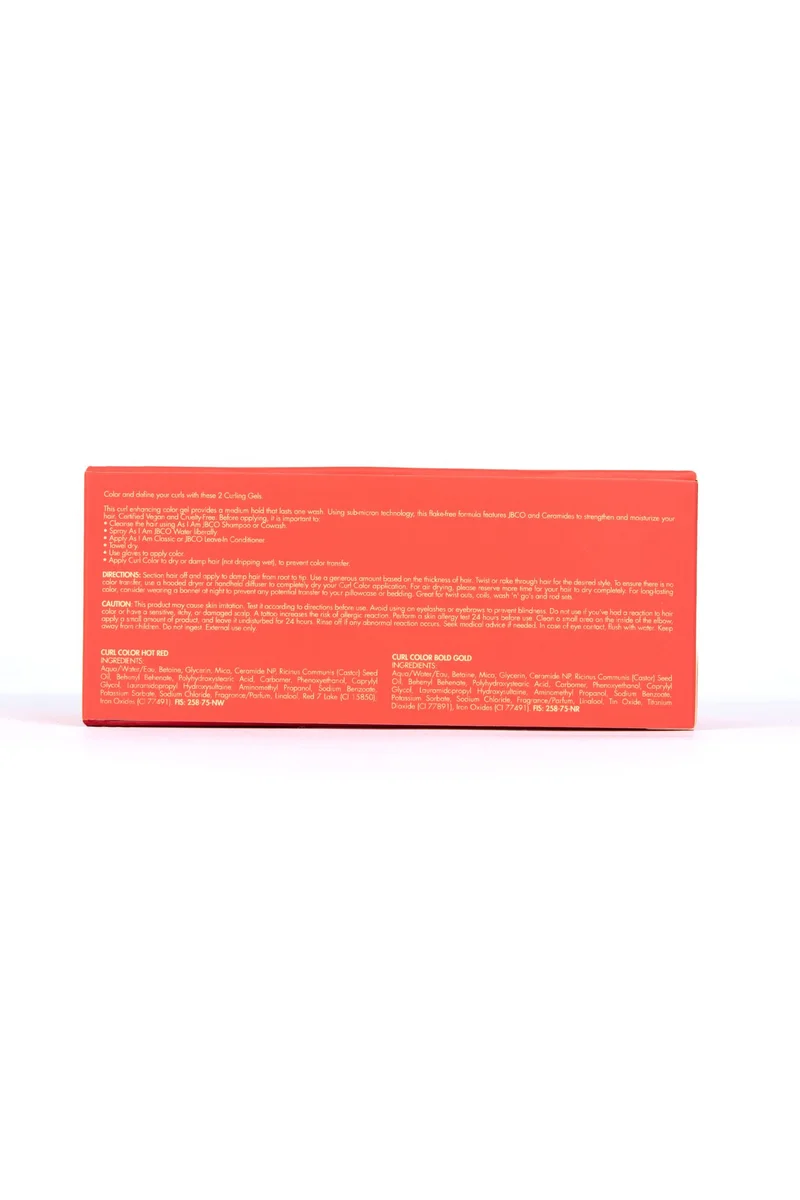 Lockenfarben-Kit Bold Gold & Hot Red