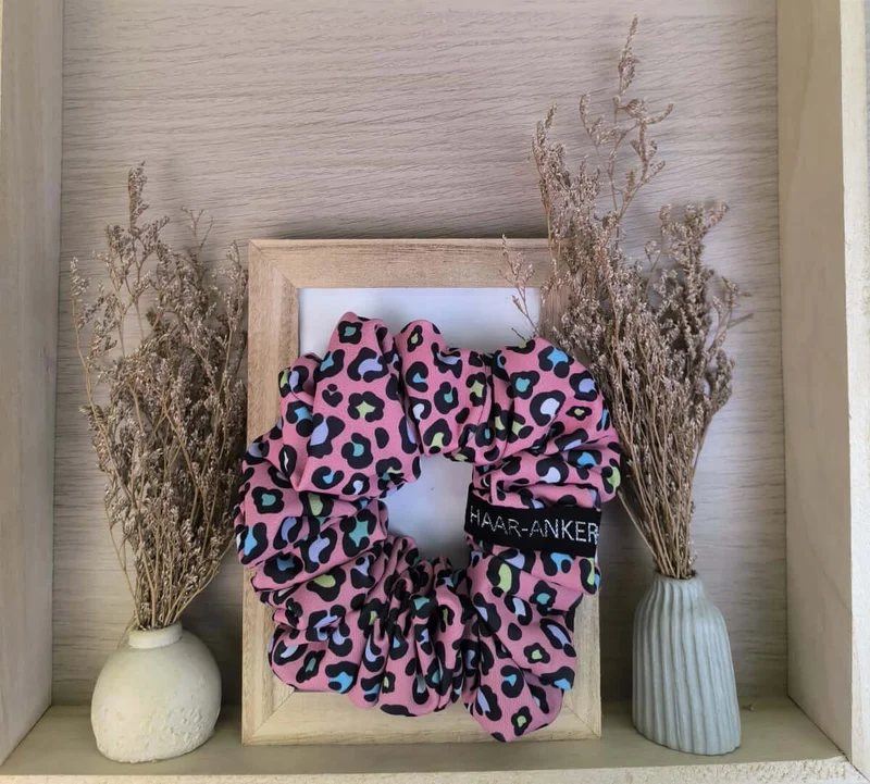 Leo-Kollektion – Active | XXL-Scrunchie