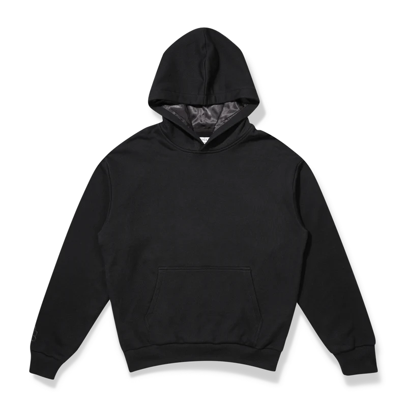 Seidengefütterter Hoodie