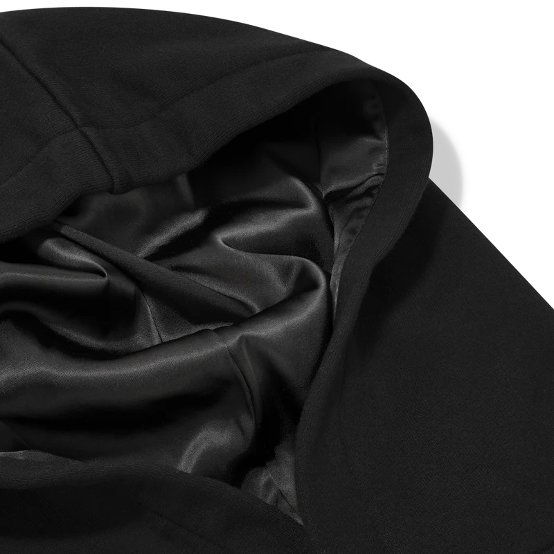Seidengefütterter Hoodie