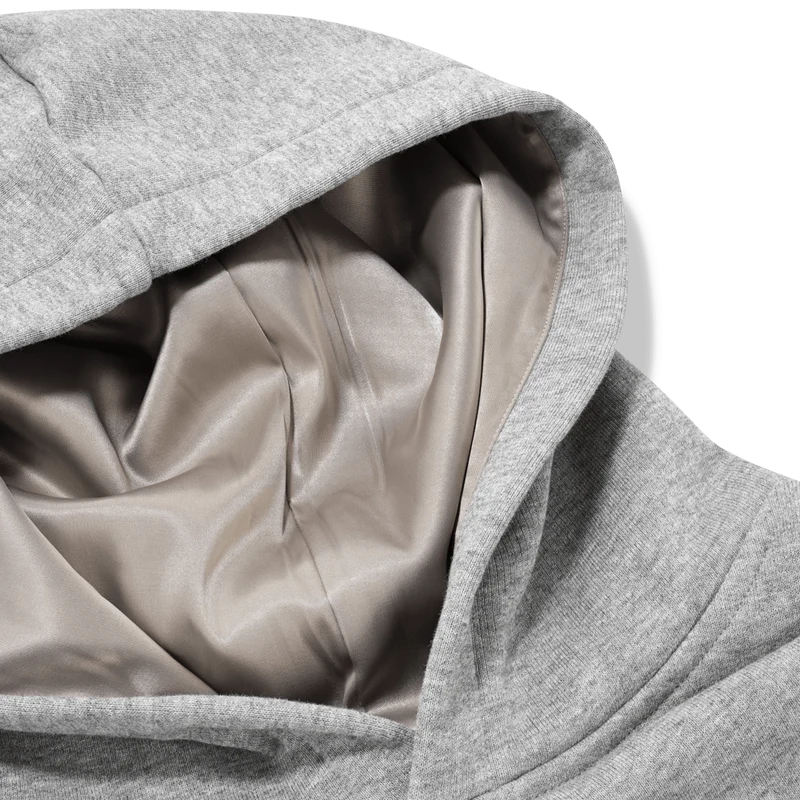 Seidengefütterter Hoodie