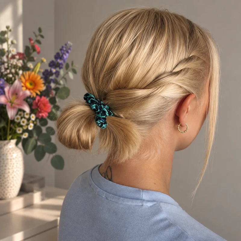 3er Set 'Leo-Bunt' | Scrunchie-Minis