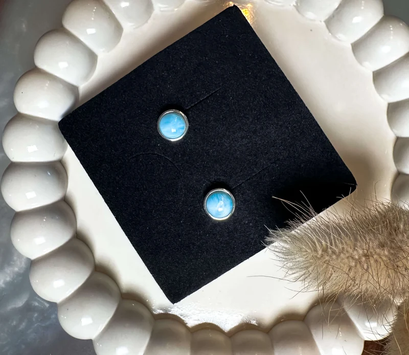 Larimar Silber | Ohrringe