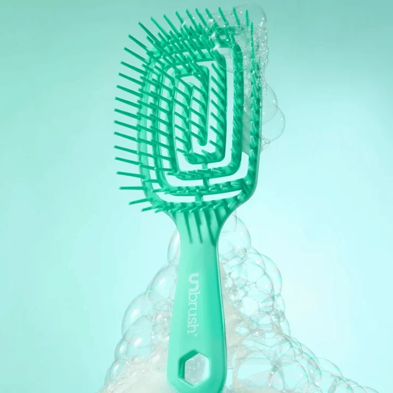UNbrush Detangling Hair Brush Flex Teal