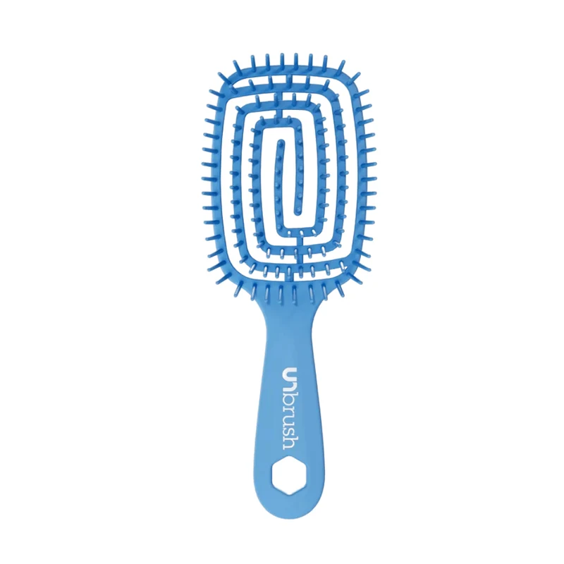 UNbrush Detangling Hair Brush Flex Blue