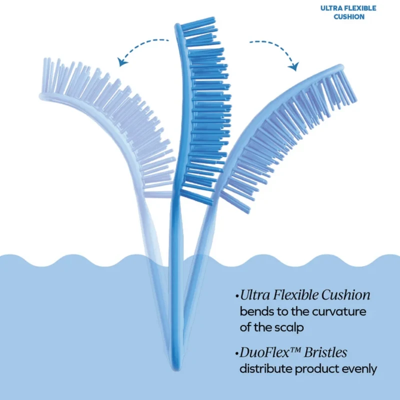 UNbrush Detangling Hair Brush Flex Blue
