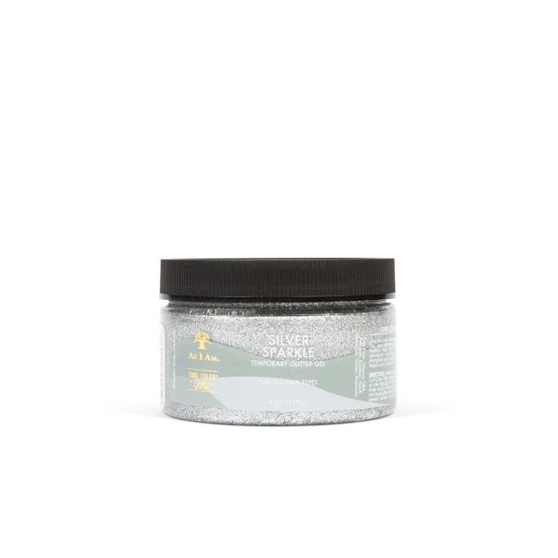 Lockenfarbe Glitter Silber Sparkle