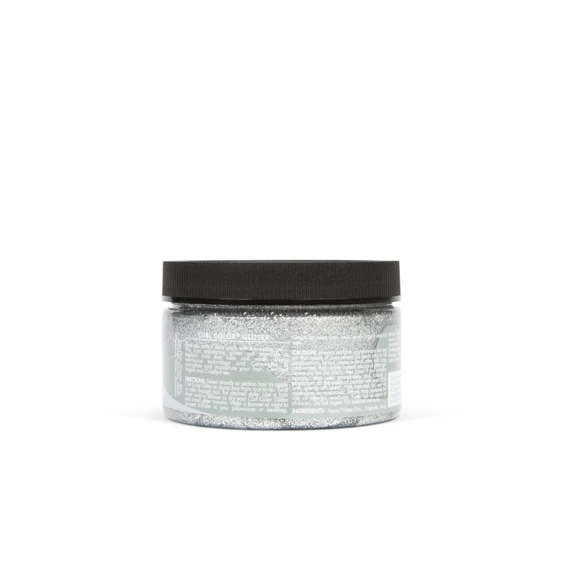 Lockenfarbe Glitter Silber Sparkle
