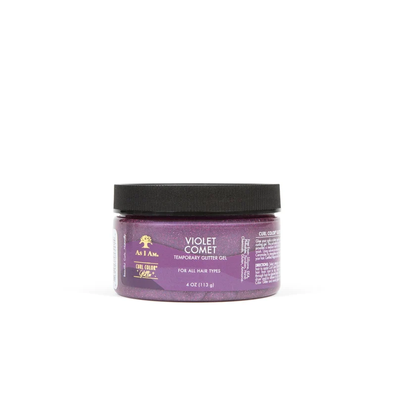 Lockenfarbe Glitter Violett Komet