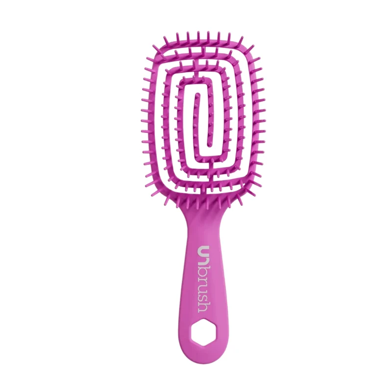 UNbrush Detangling Hair Brush Flex Pink