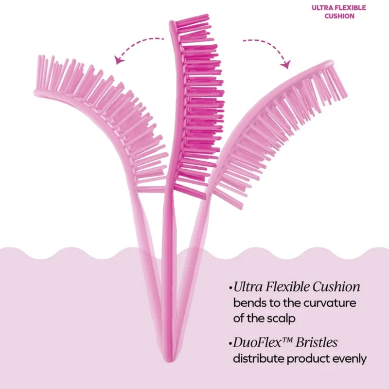 UNbrush Detangling Hair Brush Flex Pink