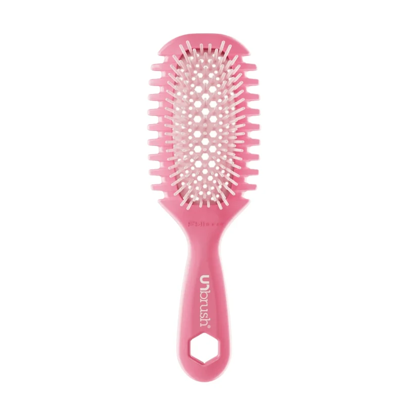 UNbrush Detangling Hair Brush Curl Coral Pink