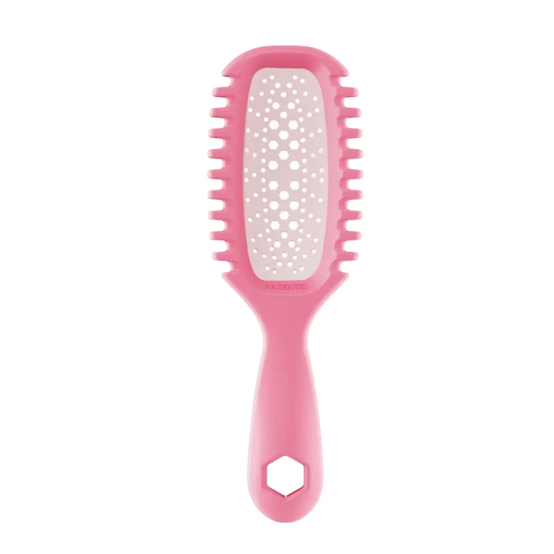 UNbrush Detangling Hair Brush Curl Coral Pink