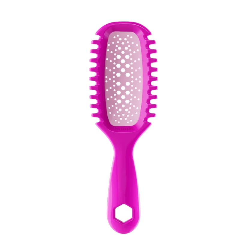 UNbrush Detangling Hair Brush Curl Bright Pink