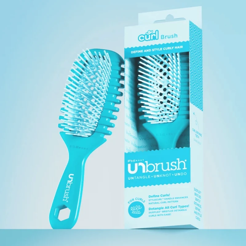 UNbrush Detangling Hair Brush Curl Cool Breeze