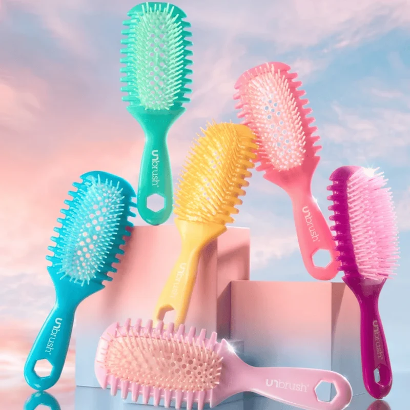 UNbrush Detangling Hair Brush Curl Golden Hour