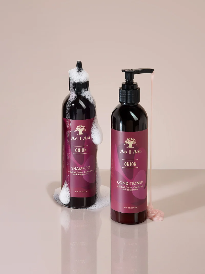 Zwiebel-Shampoo und -Spülung