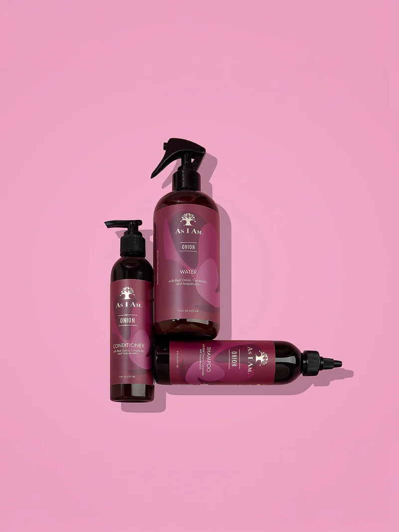 Zwiebelwasser, Shampoo und Haarspülung