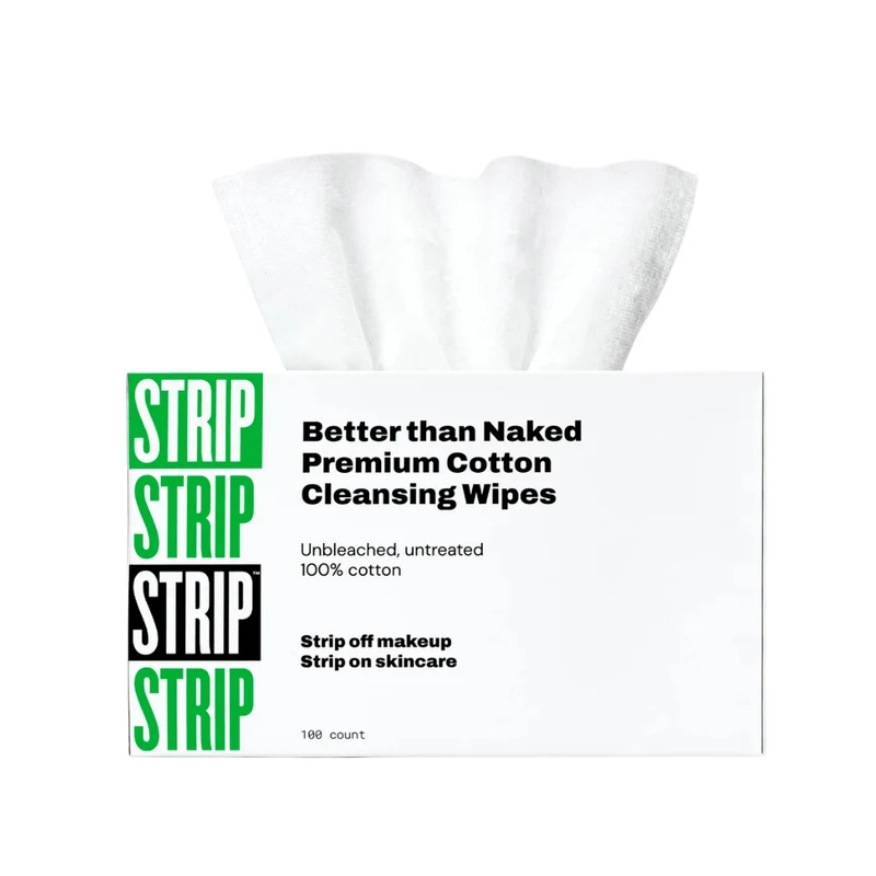 Strip 100% Katoen Premium Cleansing Wipes 100 stuks