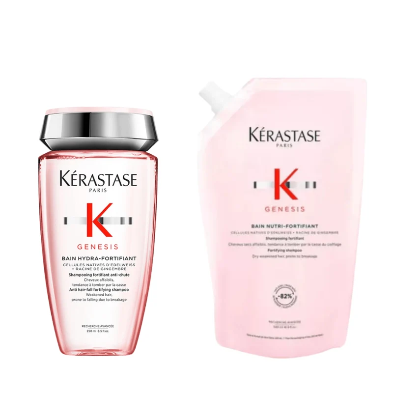 Kérastase Genesis Bain-Hydra Shampoo 250ml + Nachfüllshampoo 500ml Set