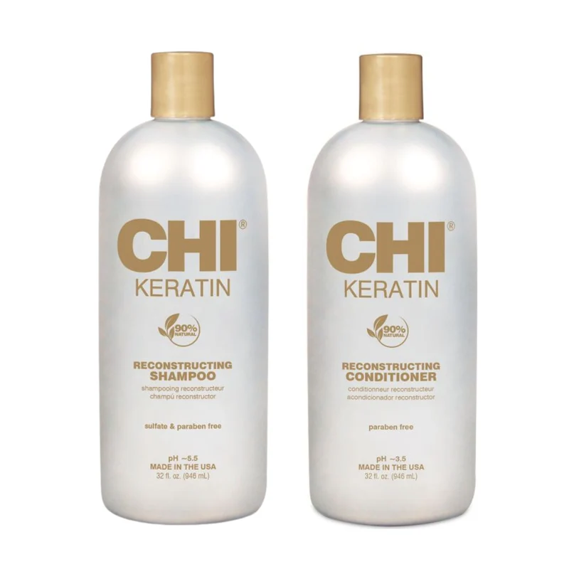 CHI Keratin Shampoo + Pflegespülung 2x946ml
