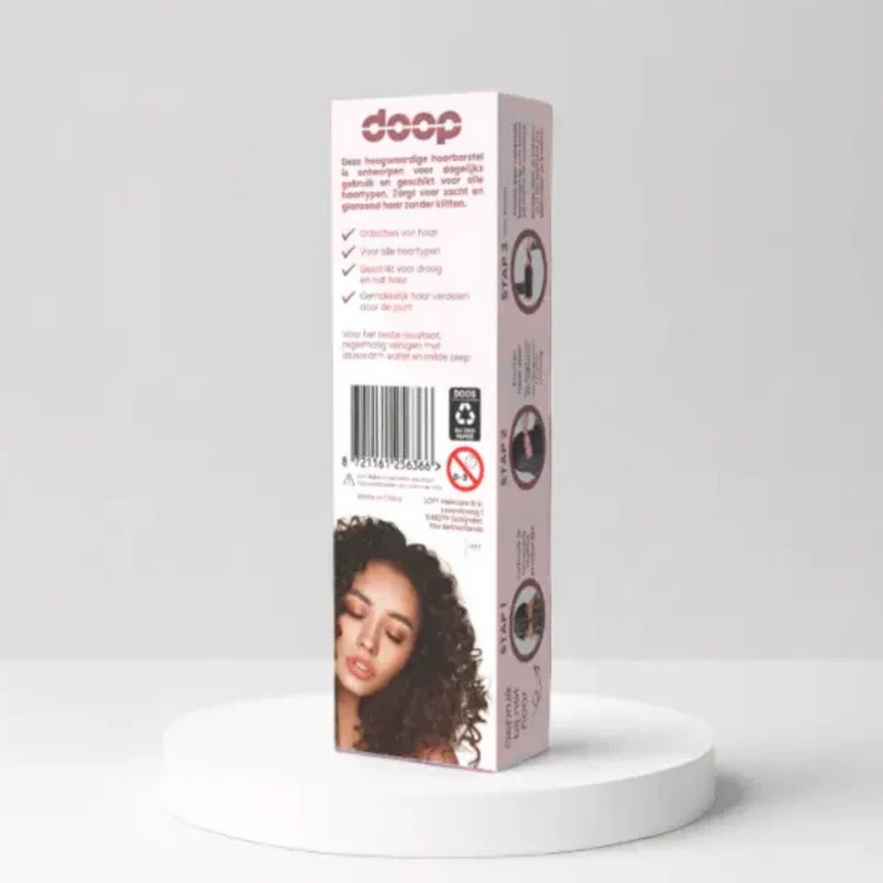 Doop Me & Brush Luxus-Haarbürste Rosa