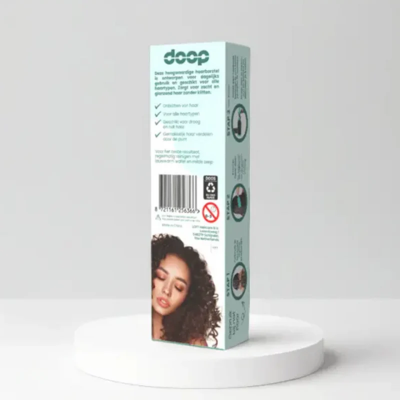 Doop Me & Brush Luxus-Haarbürste Grün