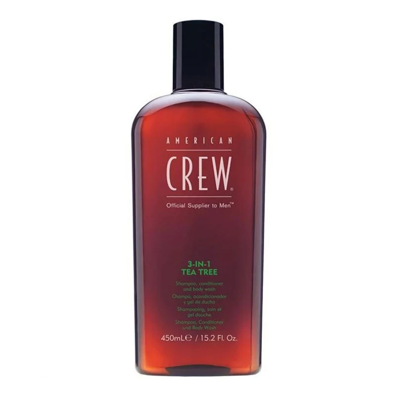 American Crew 3-in-1 Tea Tree Shampoo, Conditioner & Body wash