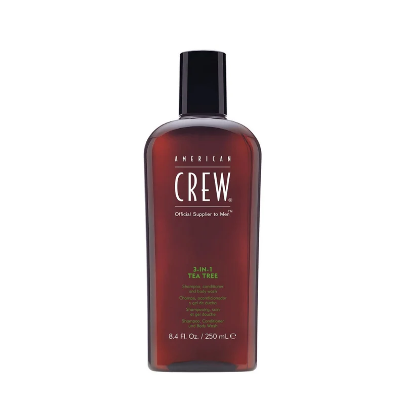 American Crew 3-in-1 Tea Tree Shampoo, Conditioner & Body wash