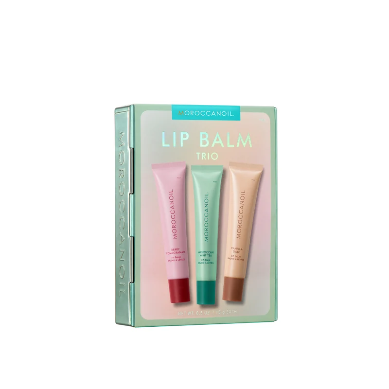 Moroccanoil Lip balm trio tin box