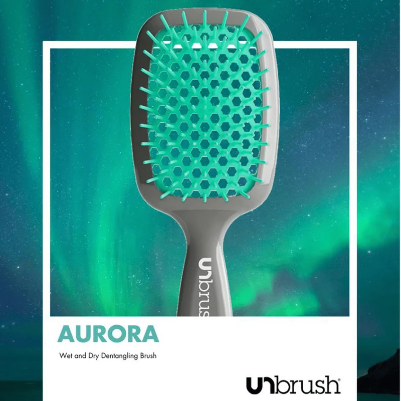 UNbrush Entwirrende Haarbürste - Aurora Teal