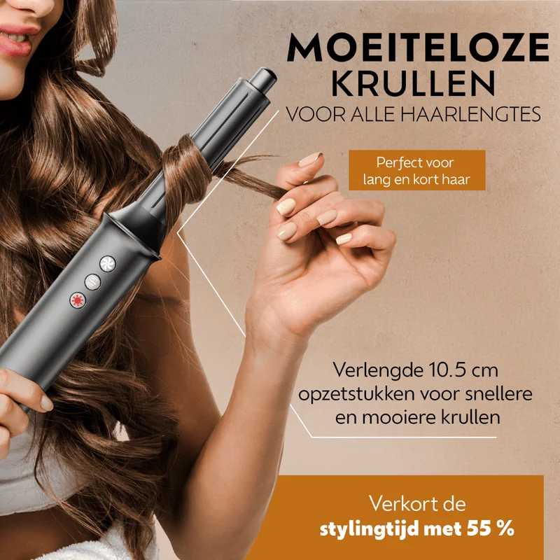 Ted Hilley Ionic 5-in-1 Haar-Multi-Styler Platin Silber