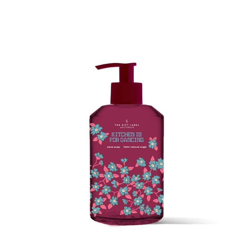 Das Geschenketikett Kitchen is for dancing Handseife 300ml