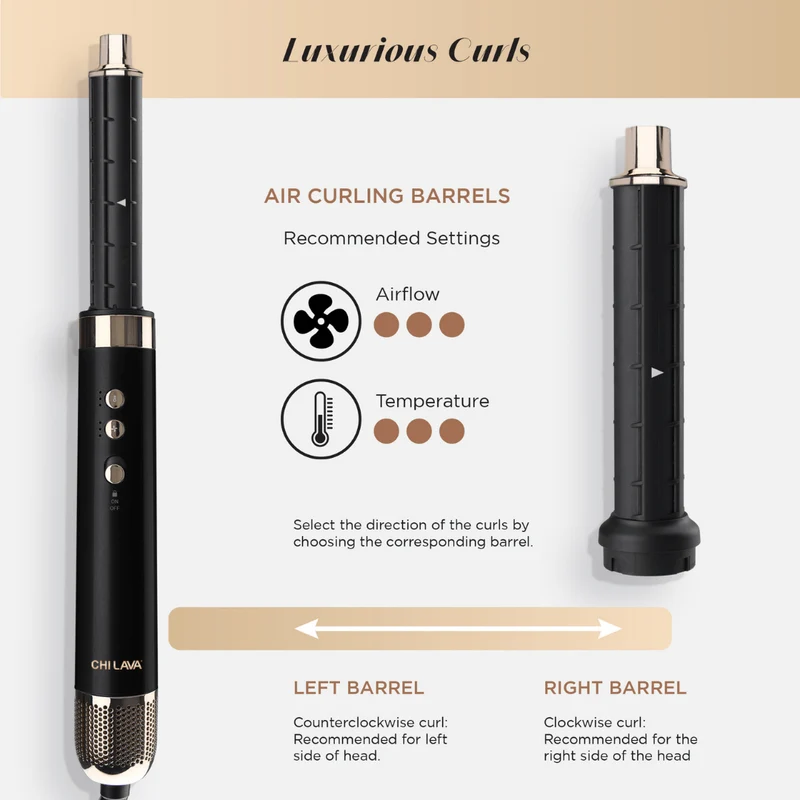 CHI Lava Air Glam Multi Styler Black