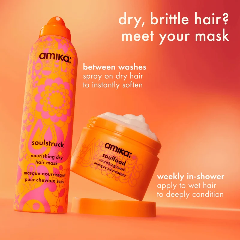 amika soulstruck nourishing dry leave-in hair mask 200ml