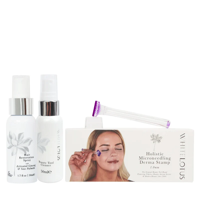 White Lotus Hair Loss Microneedling Kit - Tegen haaruitval