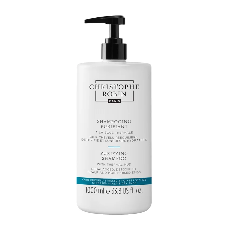 Christophe Robin Reinigendes Shampoo mit Thermalschlamm 1000 ml