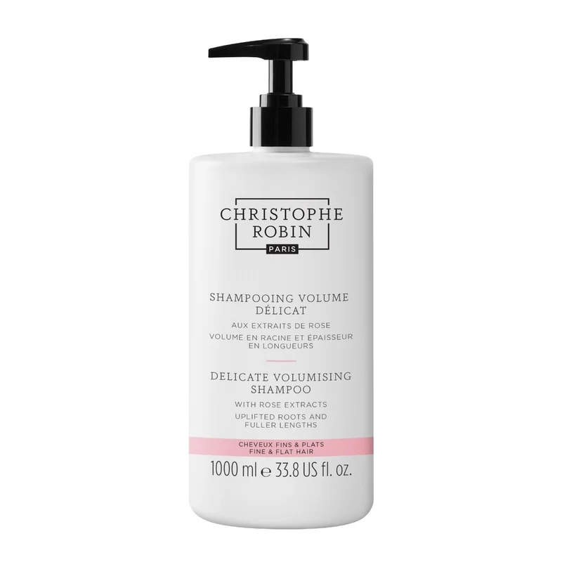Christophe Robin Zartes volumisierendes Shampoo mit Rose Extra 1000ml
