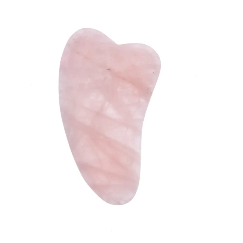 White Lotus Genuine Rose Quartz Gua Sha