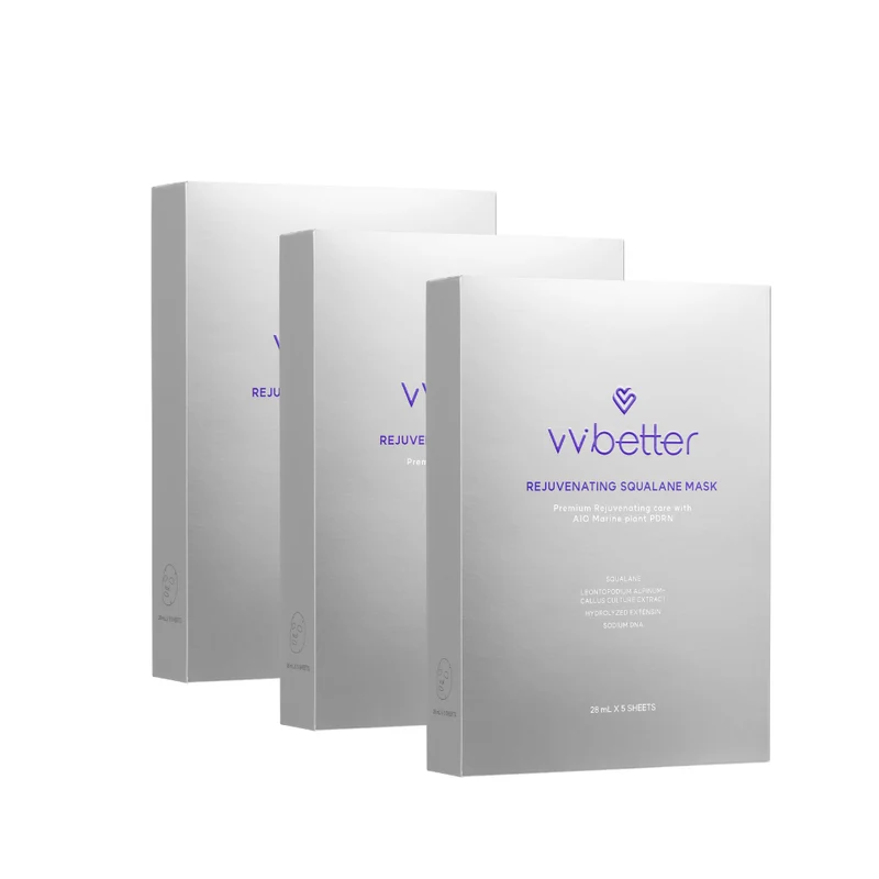 VVBETTER Verjüngungsmaske Squalan 3 x 5 Blatt