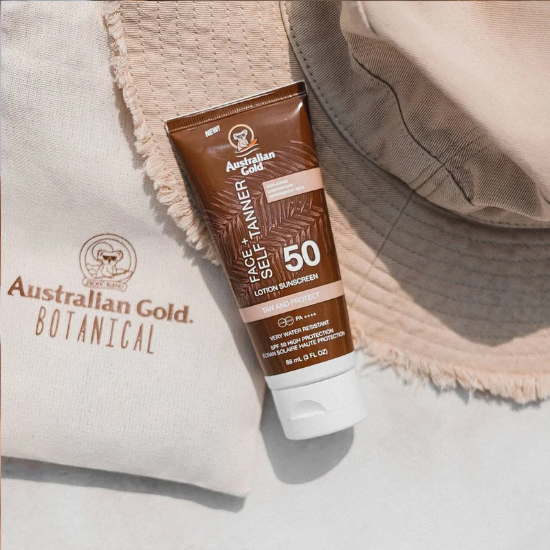 Australian Gold SPF 50 Face + Self Tanner 88ml
