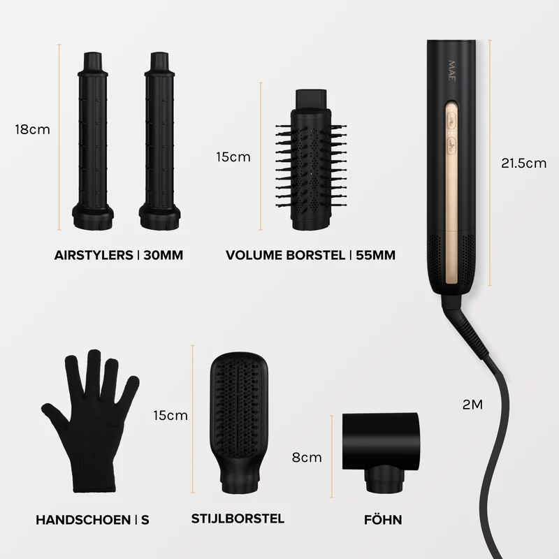 MAE Airstyler II - Schwarz