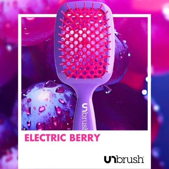 UNbrush Entwirrende Haarbürste Neon - Electric Berry